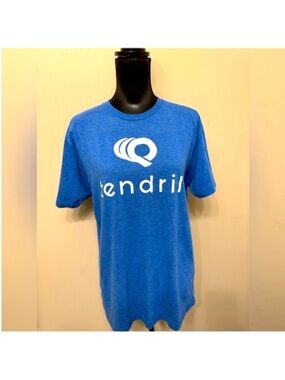 Tultex Women’s Blue Short Sleeve Logo Tee L